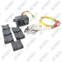 DISPOSITIF ANTI-RONGEURS A ULTRASONS AVEC 6 PLAQUES HAUTE TENSION ET IMPULSIONS LUMINEUSES - 12 V