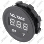 VOLTMETRE ECLAIRAGE VERT 5-48V - DIAMETRE : 27MM