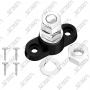 PLOT DE DISTRIBUTION D'ALIMENTATION 1 VOIE NOIR - M8 - 12/48V -  80/150A