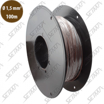 CARTON DE CABLE UNIPOLAIRE - MARRON - DIAMETRE 1.50 MM2 X 100 M