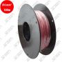 CARTON DE CABLE UNIPOLAIRE - ROUGE - DIAMETRE 2.5 MM2 X 100 M