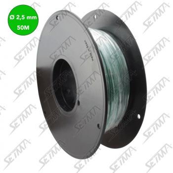 BOBINE DE CABLE UNIPOLAIRE - VERT - DIAMETRE 2.5 MM2 X 50 M