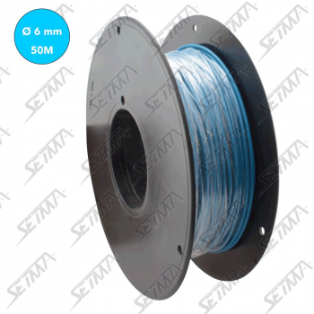 BOBINE DE CABLE UNIPOLAIRE - BLEU - DIAMETRE 6 MM2 X 50 M