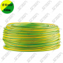 BOBINE DE CABLE UNIPOLAIRE - VERT/JAUNE - DIAMETRE 10 MM2 X 100 M