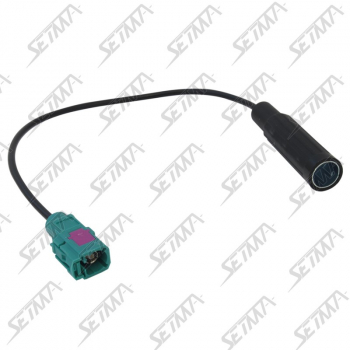 ADAPTATEUR D'ANTENNE FM - UNIVERSEL - DIN-ISO FEMELLE / FAKRA FEMELLE