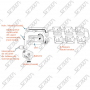 DISPOSITIF ANTI-RONGEURS A ULTRASONS AVEC 6 PLAQUES BIPOLAIRES (+12V / MASSE) HAUTE TENSION ET IMPULSIONS LUMINEUSES - 12 V