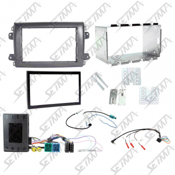 FIAT DUCATO (SERIE 8) DEPUIS 2021 - KIT SUPPORT AUTORADIO 2 DIN + COMMANDE AU VOLANT