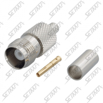 CONNECTEUR TNC FEMELLE - RG58/223 - A SERTIR