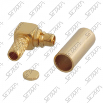 CONNECTEUR MMCX MALE 90&deg; - RG174/316 - A SERTIR