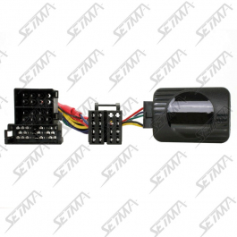COMMANDE AU VOLANT - ALFA ROMEO - 147 2000-2007 / 156 DEPUIS 2000-2005 / GT 2004-2008 - RESISTIVE - CONNECTEUR MINI-ISO