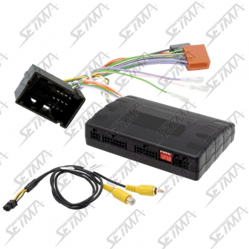 COMMANDE AU VOLANT - ALFA ROMEO-FIAT - 500L/DUCATO - 2014-2021 - 52 VOIES - VISUALISATION DES RADAR DE RECUL + CONTROLE CLIM