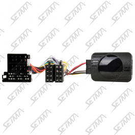 COMMANDE AU VOLANT - AUDI - A2 / A3 / A4 / A6 / A8 - JUSQU'A 2004 - RESISTIVE - CONNECTEUR MINI-ISO 20 VOIES