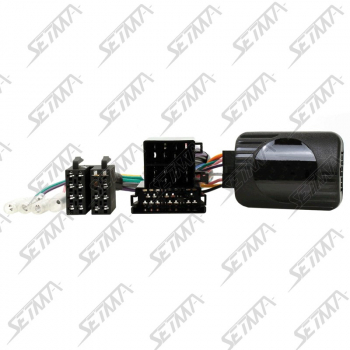 COMMANDE AU VOLANT - FIAT - PUNTO/500/DOBLO/DUCATO - DEPUIS 2005 / PEUGEOT BIPPER DEPUIS 2008 - CAN-BUS - CONNECTEUR MINI-ISO
