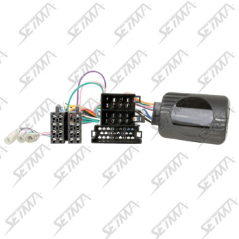 COMMANDE AU VOLANT - FIAT PANDA - DE 2007 A 2012 - CONNECTEUR MINI-ISO