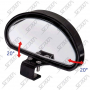 RETROVISEUR COMPLEMENTAIRE EXTERIEUR - FIXATION AVEC VIS DE SERRAGE - 112 X 55 MM