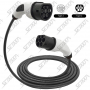 CABLE DE CHARGE TRIPHASE 16A POUR VEHICULE ELECTRIQUE