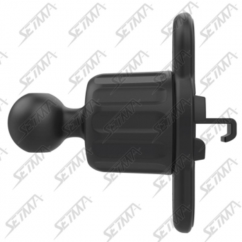 SUPPORT DE FIXATION SUR GRILLE D'AERATION AVEC BUTEE