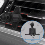 SUPPORT DE FIXATION SUR GRILLE D'AERATION AVEC BUTEE