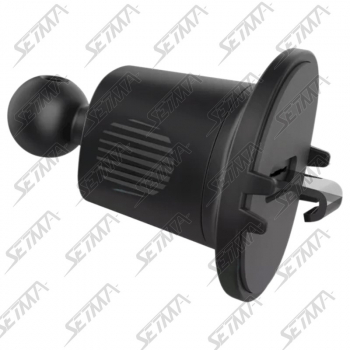 SUPPORT DE FIXATION SUR GRILLE D'AERATION AVEC BUTEE