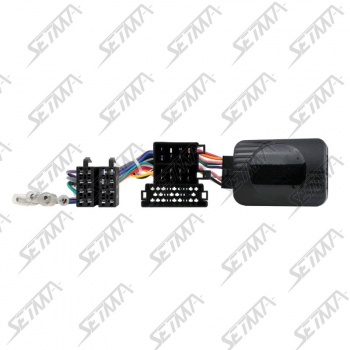 COMMANDE AU VOLANT CAN -  IVECO DAILY (EURO 5)  DEPUIS 2014 - AVEC AUTORADIO 1DIN - CONNECTEUR ISO