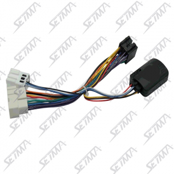 COMMANDE AU VOLANT - NISSAN ALMERA/TERRANO/X-TRAIL - DE 2001 A 2008 - CONNECTEURS 8 ET 16 VOIES