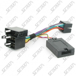 INTERFACE COM.VOLANT POUR VW SEAT 1999 >2005 CONN. MINI ISO