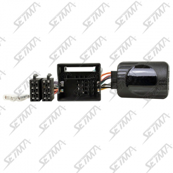 COMMANDE AU VOLANT - CITROEN / PEUGEOT - DEPUIS 2005 - AUTORADIO RD4 - CAN-BUS - CONNECTEUR FAKRA 40 VOIES