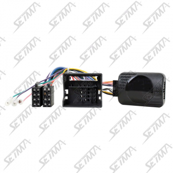 COMMANDE AU VOLANT - CITROEN/PEUGEOT - DE 2005 A 2014 - VEHICULE SANS AUTORADIO D'ORIGINE