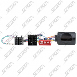 COMMANDE AU VOLANT - PORSCHE - CAYENNE 2002-2007 - SANS AMPLI - CONNECTEUR MINI-ISO
