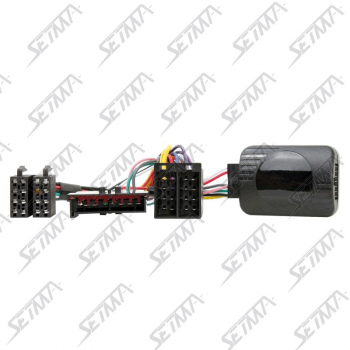 COMMANDE AU VOLANT - RENAULT - CLIO / KANGOO / SCENIC - JUSQU'A 2000 - RESISTIVE - CONNECTEUR ISO 8 VOIES