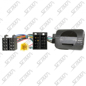 COMMANDE AU VOLANT - RENAULT - TOUS MODELES DEPUIS 2005 - VDO UPDATE LIST - CAN-BUS - CONNECTEUR ISO 8 VOIES
