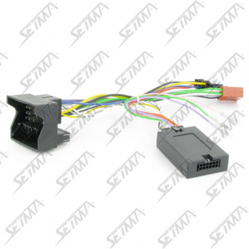 COMMANDE AU VOLANT - SEAT - ALTEA / IBIZA / LEON / TOLEDO - DEPUIS 2004 - CAN-BUS - CONNECTEUR FAKRA 40 VOIES
