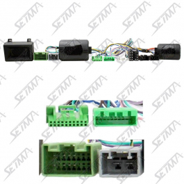 COMMANDE AU VOLANT - VOLVO XC90 - 2004-2014 - CAN-BUS - AVEC FIBRE ET RADAR PDC