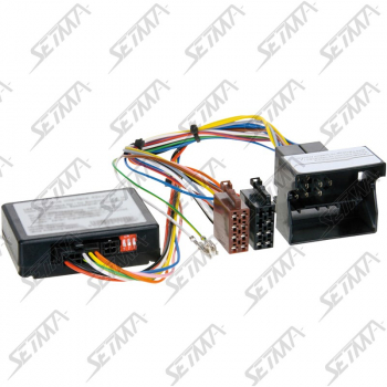 COMMANDE AU VOLANT - AUDI / SEAT / SKODA / VOLKSWAGEN - AVEC AUTORADIO EOM MFD-RNS2 - CANS-BUS POUR AUTORADIO ALPINE