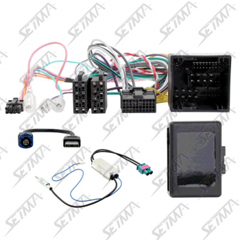 COMMANDE AU VOLANT ET RECUPERARTION DU RADAR DE RECUL - CITROEN/PEUGEOT/OPEL/TOYOTA - DEPUIS 2016 - SYSTEME NAC 56 VOIES