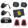 KIT 4 RADARS ULTRASONS 360° AVEC ECRAN 7 POUCES POUR PL/CAR/ENGINS
