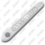 LAMPE INTERIEURE TYPE REGLETTE BLANCHE AVEC INTERRUPTEUR - 30CM -  IP53 - 12V - 5500K - 275LM