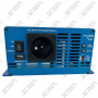 SURVOLTEUR 12VDC-220VAC - 50HZ - 700W - PURE SINUS - AVEC COMMANDE A DISTANCE