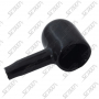 COSSE 11MM /  FIL 2.5MM2 MAX - ISOLANT PLASTIQUE NOIR POUR COSSE ALIMENTATION