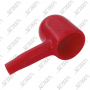 COSSE 11MM /  FIL 2.5MM2 MAX - ISOLANT PLASTIQUE ROUGE POUR COSSE ALIMENTATION