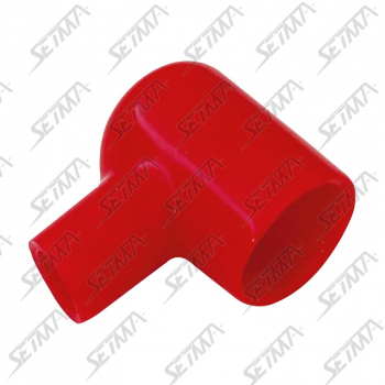 COSSE 12MM /  FIL 6MM2 MAX - ISOLANT PLASTIQUE ROUGE POUR COSSE ALIMENTATION