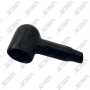COSSE 11MM /  FIL 4MM2 MAX - ISOLANT PLASTIQUE NOIR POUR COSSE ALIMENTATION