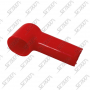 COSSE 14MM /  FIL 10MM2 MAX - ISOLANT PLASTIQUE ROUGE POUR COSSE ALIMENTATION