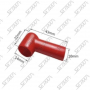 COSSE 14MM /  FIL 10MM2 MAX - ISOLANT PLASTIQUE ROUGE POUR COSSE ALIMENTATION
