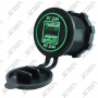DOUBLE CHARGEUR ALLUME-CIGARE 5V - 2 ENTREES USB 2.1A - ECLAIRAGE VERT
