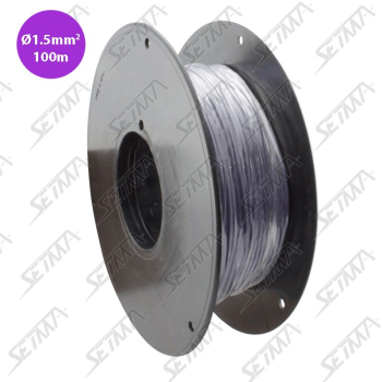 BOBINE DE CABLE UNIPOLAIRE - VIOLET - DIAMETRE 1.5 MM2 X 100 M