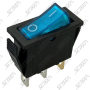 INTERRUPTEUR 24V - 3 CONTACTS LED BLEUE