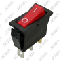 INTERRUPTEUR 24V - 3 CONTACTS LED ROUGE