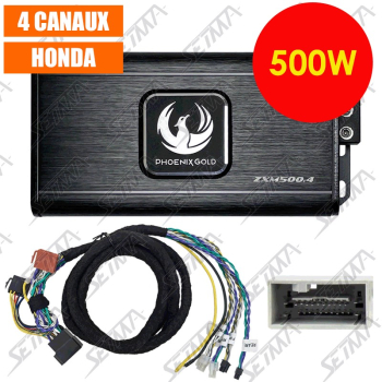 HONDA - AMPLIFICATEUR PLUG'N'PLAY PHOENIX GOLD - 4 X 80W RMS - CLASSE D