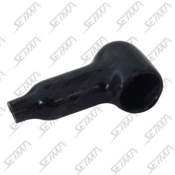COSSE 8MM /  FIL 3MM2 MAX - ISOLANT PLASTIQUE NOIR POUR COSSE ALIMENTATION
